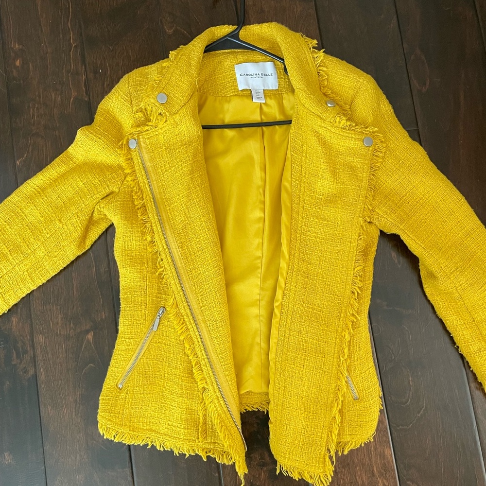 Mustard Tweed Jacket
